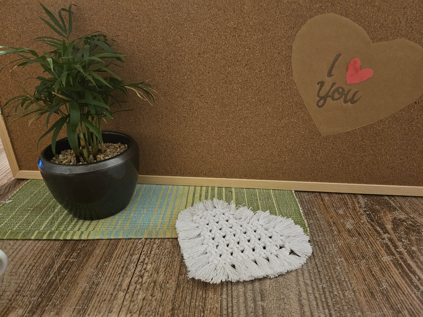 Macrame Heart set tablet