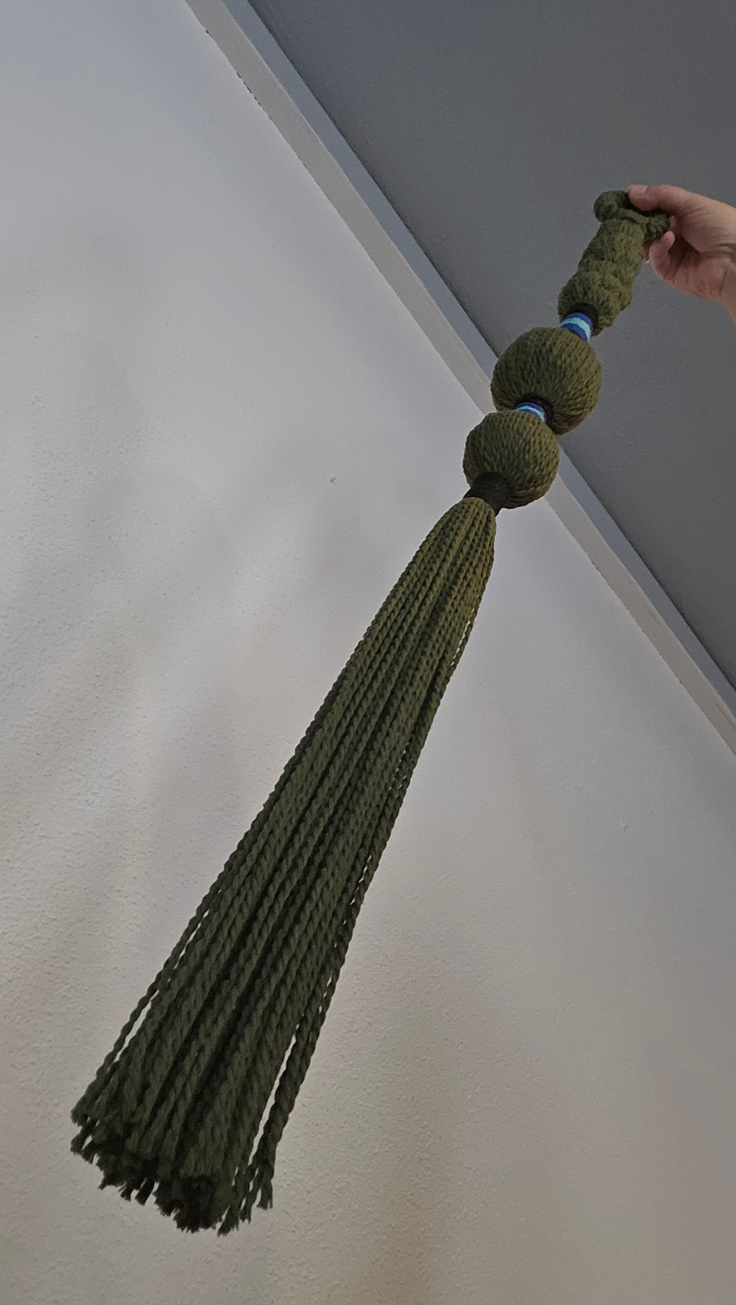 Elegant Forest Green Tassel
