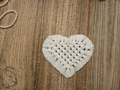 Macrame Heart set tablet