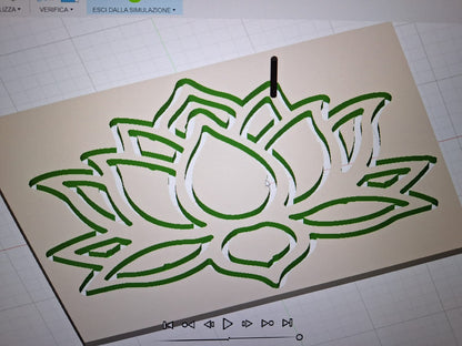 LOTUS Flower Wood