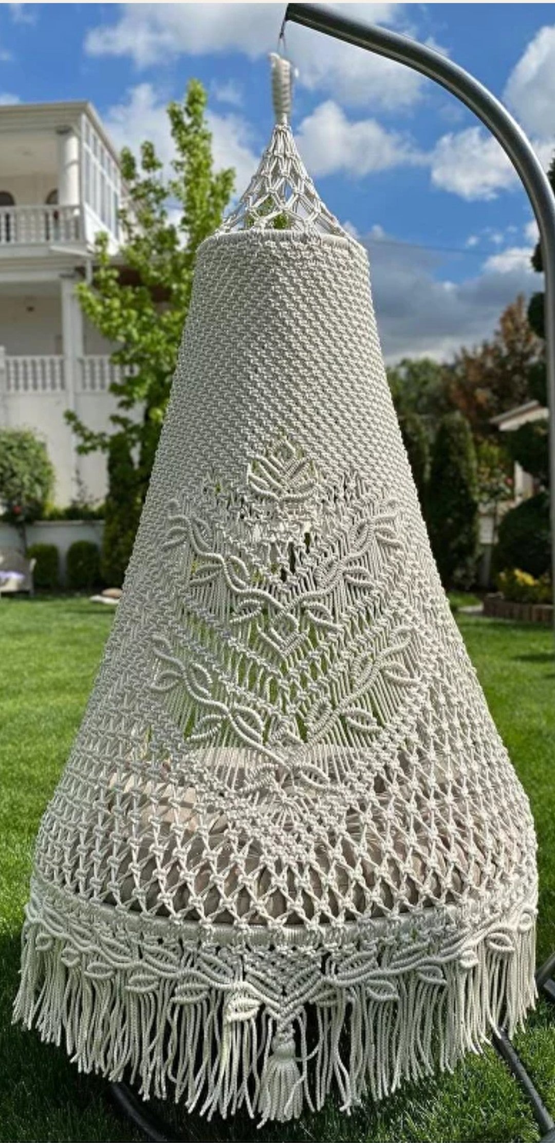 LUXURY Macrame Hanging Chair XL