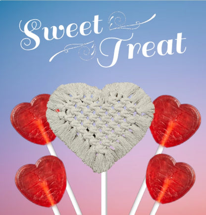 Macrame Heart set tablet