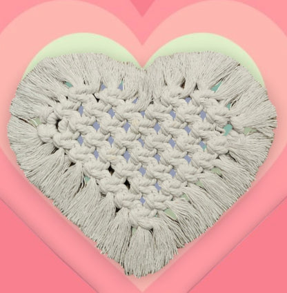 Macrame Heart set tablet