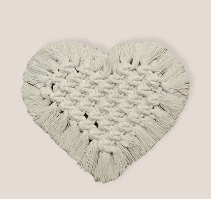 Macrame Heart set tablet
