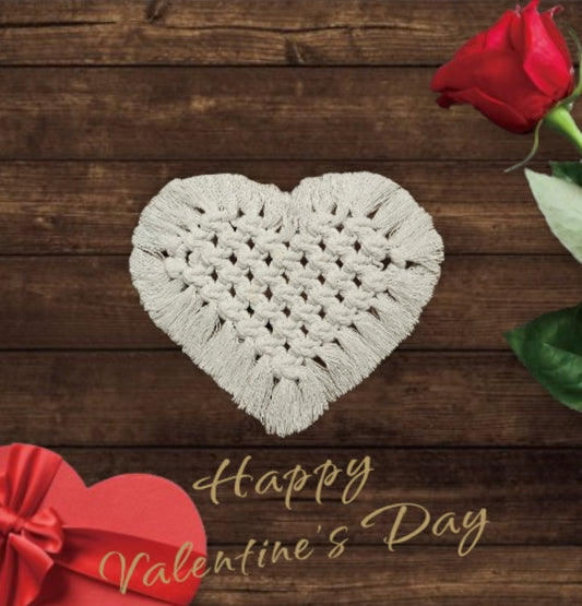 Macrame Heart set tablet