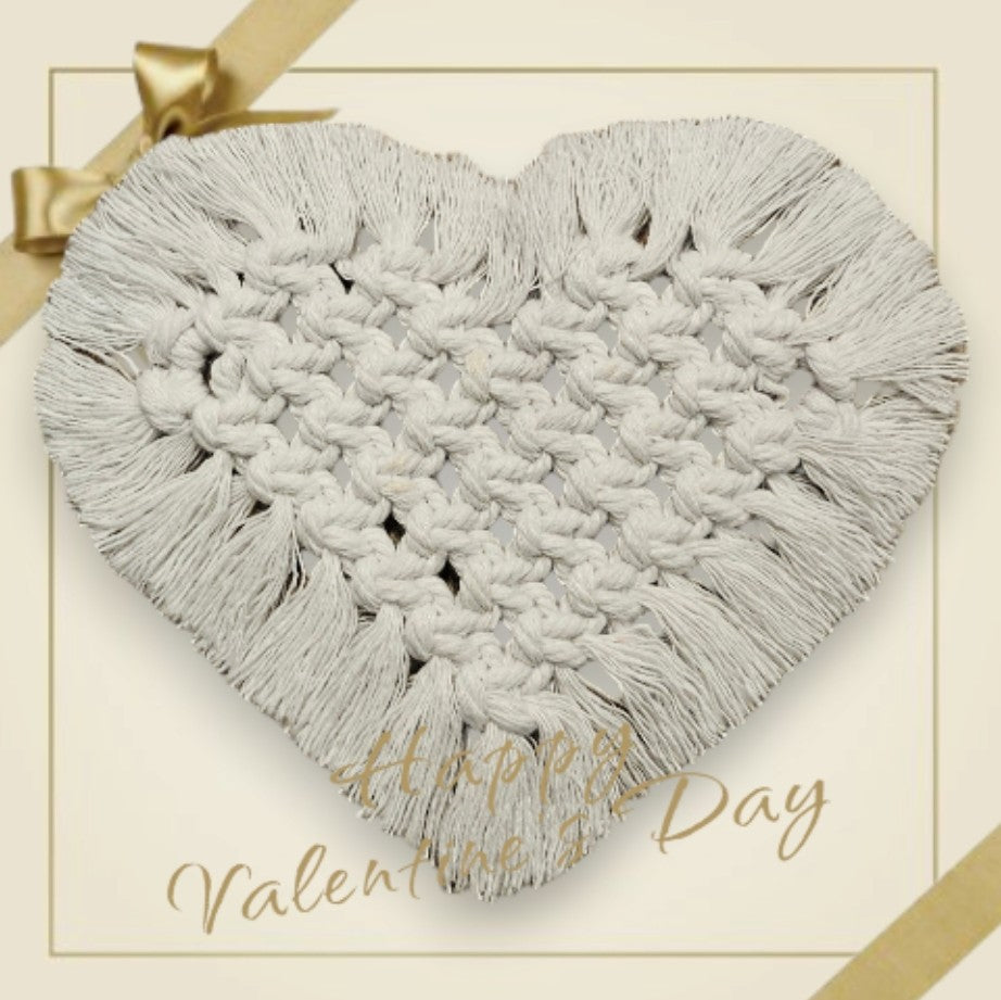 Macrame Heart set tablet
