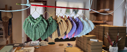 Longs Earrings Macramé
